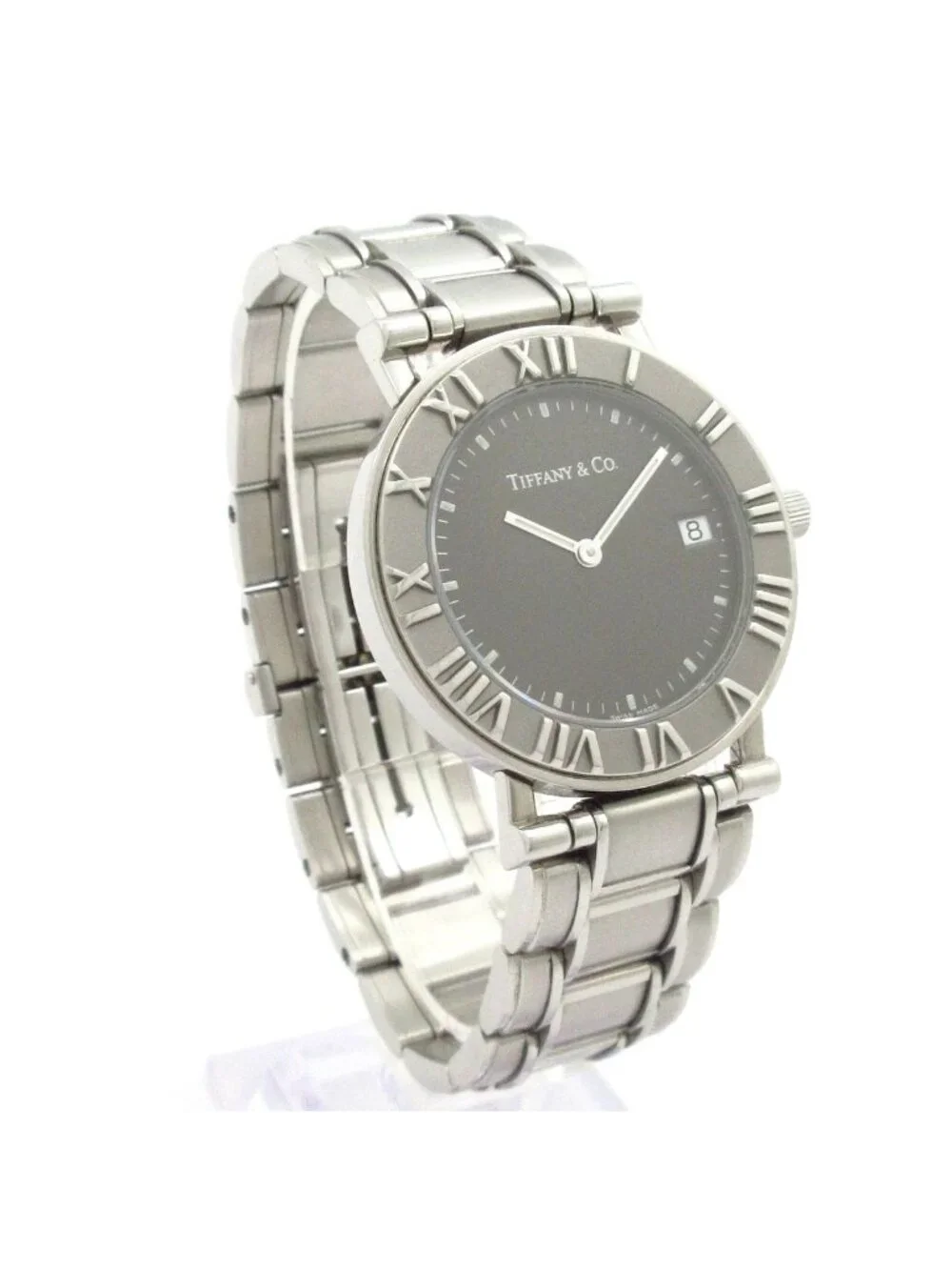 Tiffany & Co Watch Atlas Round Dark Gray